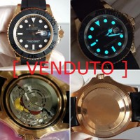 --- VENDUTO --- ROLEX YACHT MASTER 2 SUPERCLONE CON MOVIMENTO 3135 PARTI GENUINE